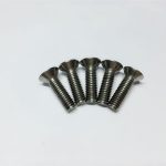 Tornillos de titanio M3, M6 cabeza plana cabeza hueca tornillos de brida de titanio para cirugía espinal