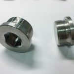 perno de anillo de acero inoxidable a medida con llavero ss