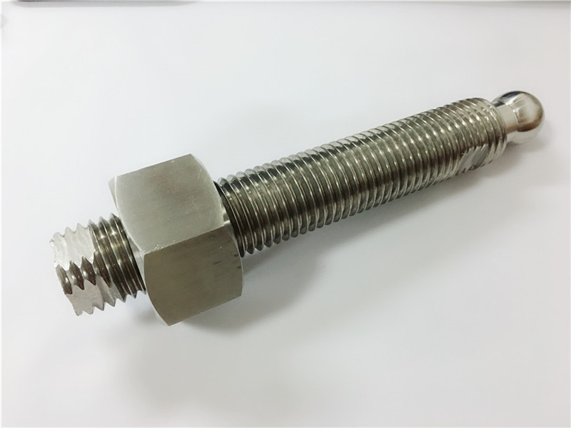 Tornos CNC personalizados de alta calidad que giran sujetadores de bola de titanio