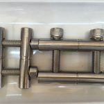 ansi 316ti / en 1.4571, 317l / en 1.4438 serie de bielas de acero inoxidable